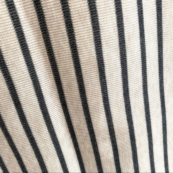 Pomp and Circumstance Neutral Stripe Shift Dress S - Picture 3 of 7